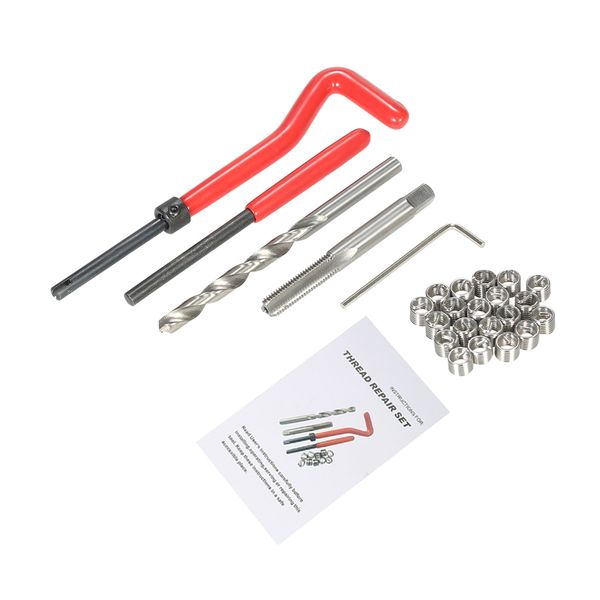 25pcs/set m6 thread repair tool set damaged helicoil-type thread master repair kit for automotive repairs
25pcs/set m6 thread repair tool set damaged helicoil-type thread master repair kit for automotive repairs