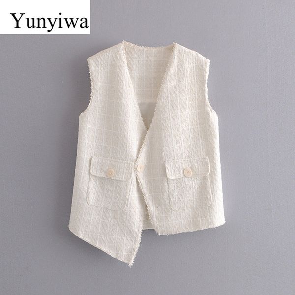 2019 women vintage pockets decoration irregular hem vest coat ladies retro casual woolen waistcoat elegant, Black;white
2019 women vintage pockets decoration irregular hem vest coat ladies retro casual woolen waistcoat elegant, Black;white