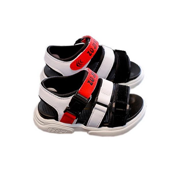 boys shoes summer flat sandals children soft sole beach sandals baby anti-slip cozy cute kids sport shoes, Black;red
boys shoes summer flat sandals children soft sole beach sandals baby anti-slip cozy cute kids sport shoes, Black;red