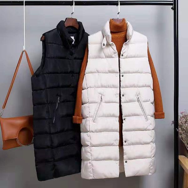 2019 new down cotton vest female korean version of the large size vest in the long section loose hooded, Black;white
2019 new down cotton vest female korean version of the large size vest in the long section loose hooded, Black;white
