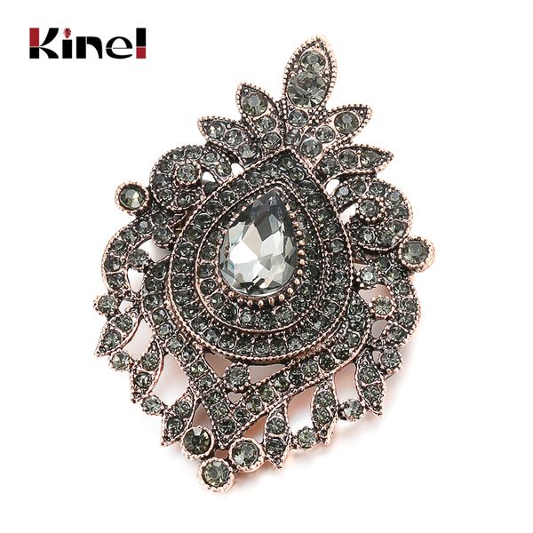 kinel vintage gray crystal flower brooch ethnic wedding jewelry antique gold color hijab caftan pins bohemia bridal brooch gift
kinel vintage gray crystal flower brooch ethnic wedding jewelry antique gold color hijab caftan pins bohemia bridal brooch gift