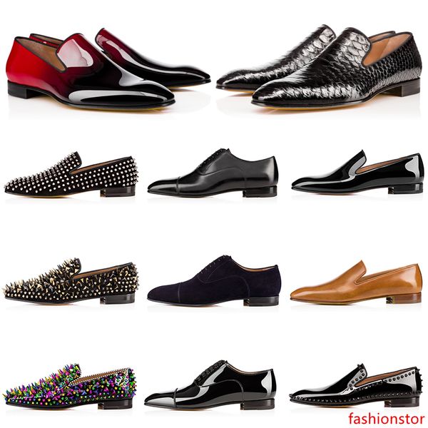 fashion designer mens shoes s loafers dress shoe spiked matt patent leather round toes slip-on casual sneakers 39-47 dust bag
fashion designer mens shoes s loafers dress shoe spiked matt patent leather round toes slip-on casual sneakers 39-47 dust bag