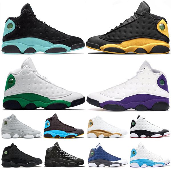 13 13s mens basketball shoes island green black cat court purple classic lucky green men designer shoes sneaker trainers 7-13 
13 13s mens basketball shoes island green black cat court purple classic lucky green men designer shoes sneaker trainers 7-13
