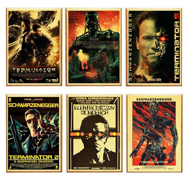 vintage posters classic movie the terminator old wall home decoration retro poster paintings printed wall decor
vintage posters classic movie the terminator old wall home decoration retro poster paintings printed wall decor
