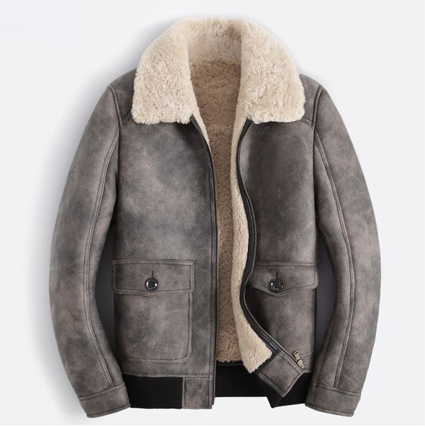 genuine leather jacket men winter jacket real sheepskin coat for men real wool fur warm coats plus size 5xl veste homme my1779, Black
genuine leather jacket men winter jacket real sheepskin coat for men real wool fur warm coats plus size 5xl veste homme my1779, Black
