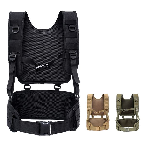 tactical chest rig molle vest military airsoft hunting vests accessories combat shoulder waist packs bags vest body armor, Black;green
tactical chest rig molle vest military airsoft hunting vests accessories combat shoulder waist packs bags vest body armor, Black;green