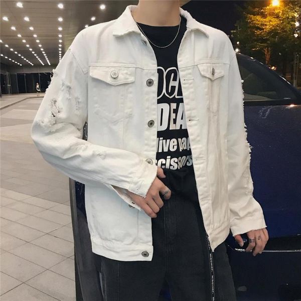 new spring autumn fashion men's ripped denim jackets coat wihe pink red black cotton bomber jeans jacket outwear cowboy size 5xl, Black;brown
new spring autumn fashion men's ripped denim jackets coat wihe pink red black cotton bomber jeans jacket outwear cowboy size 5xl, Black;brown