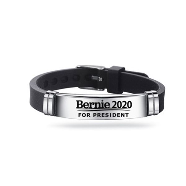 bernie 2020 for president sanders stainless steel bracelets women men silicone bangle fashion jewelry american bracelet, Black
bernie 2020 for president sanders stainless steel bracelets women men silicone bangle fashion jewelry american bracelet, Black