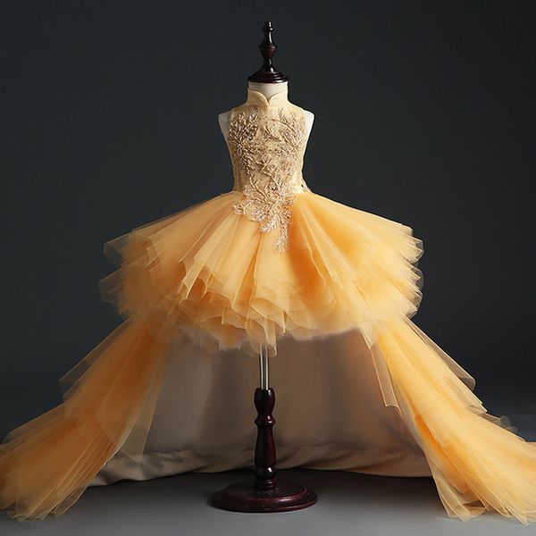fluffy gold tulle girl' pageant dress birthday party dress hi-lo sequin beads flowers girl princess dress kids first communion dresses, White;red
fluffy gold tulle girl' pageant dress birthday party dress hi-lo sequin beads flowers girl princess dress kids first communion dresses, White;red