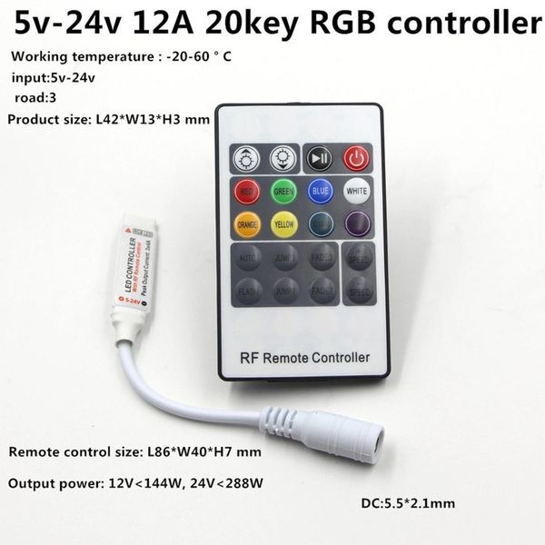 mini dc5v-24v dc12v 20 keys rf wireless remote controller led dimmer led remote control for 3528 rgb strip lamp light
mini dc5v-24v dc12v 20 keys rf wireless remote controller led dimmer led remote control for 3528 rgb strip lamp light