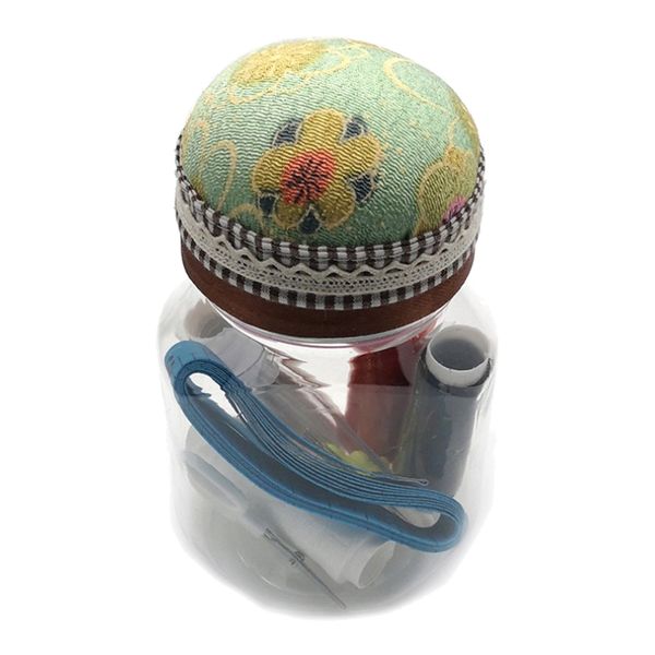 printed cloth pincushion with sewing tools for patchwork cross-stitch sewing, Black
printed cloth pincushion with sewing tools for patchwork cross-stitch sewing, Black