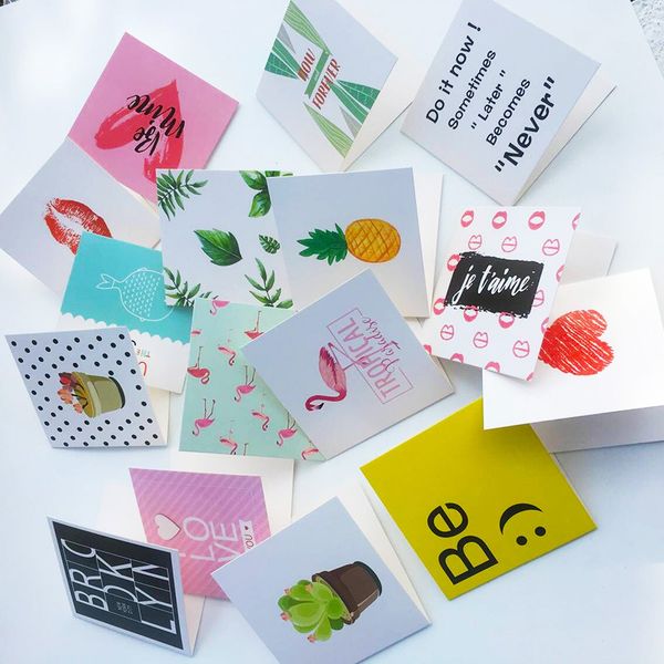 ins message card valentine's cards thank business blessing small card 16-mixed pgraphic prop paper
ins message card valentine's cards thank business blessing small card 16-mixed pgraphic prop paper