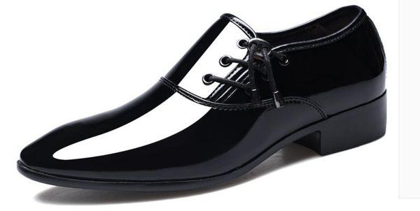 men's shoes in spring and autumn low heel pointed end @2537, Black 
men's shoes in spring and autumn low heel pointed end @2537, Black