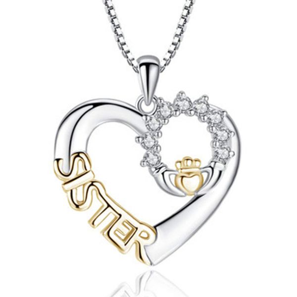 statement silver color heart necklace women fashion sister family necklace austrlia crystal wedding jewelry gifts drop ship
statement silver color heart necklace women fashion sister family necklace austrlia crystal wedding jewelry gifts drop ship
