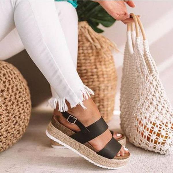 sandal 2019 leisure fashion women shoes new thick bottom banquet knitting handmade shoes straw style button fish mouth shoes wholesale, Black
sandal 2019 leisure fashion women shoes new thick bottom banquet knitting handmade shoes straw style button fish mouth shoes wholesale, Black