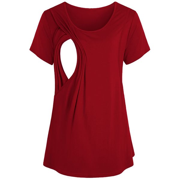 telotuny women pregnant maternity nursing breastfeeding shirt blouse elegant women short sleeve pregnant cloth high quality, White
telotuny women pregnant maternity nursing breastfeeding shirt blouse elegant women short sleeve pregnant cloth high quality, White
