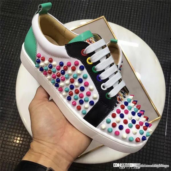 version christians multicolored new red bottoms loafers red soles fi new colorful rivet shoes with original
version christians multicolored new red bottoms loafers red soles fi new colorful rivet shoes with original