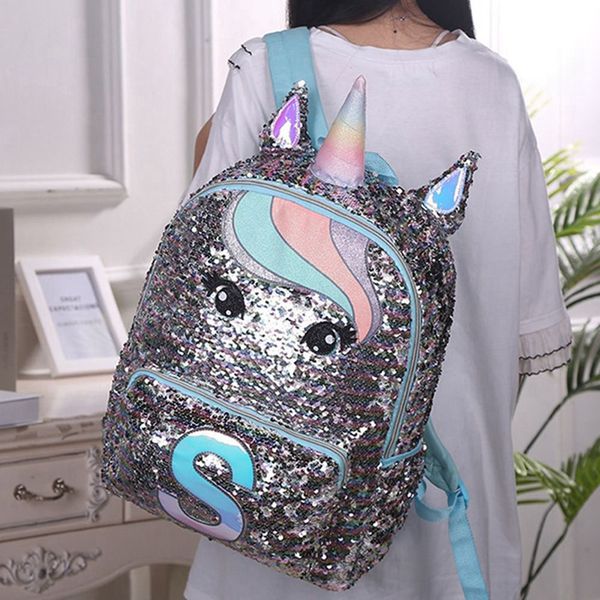 unicorn large capacity backpack mermaid sequins middle school students cute cartoon bag sand gull casual ladies bag backpack
unicorn large capacity backpack mermaid sequins middle school students cute cartoon bag sand gull casual ladies bag backpack