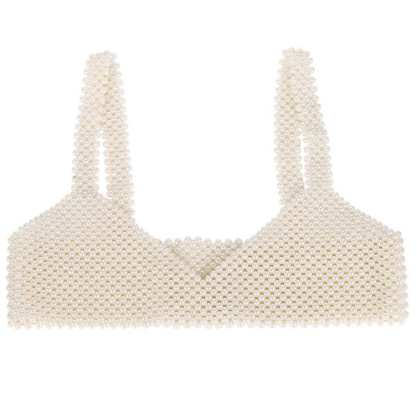 women pearl vest fashion chest chain handmade gift sling solid accessories street beaded v neck slim body jewelry craft, Slivery;golden
women pearl vest fashion chest chain handmade gift sling solid accessories street beaded v neck slim body jewelry craft, Slivery;golden
