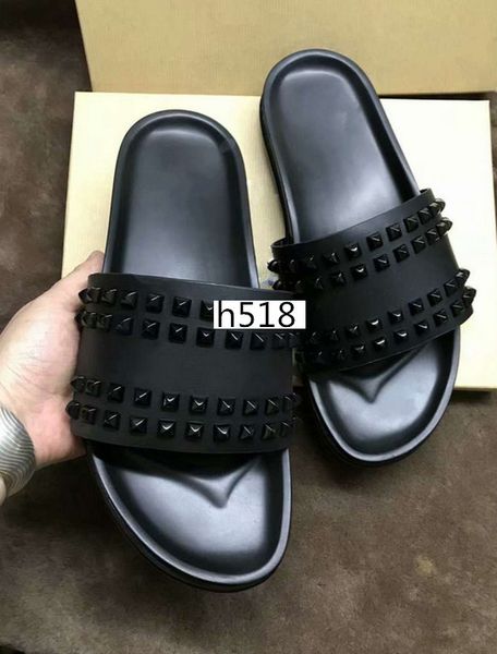 donna studded red bottom slippers designer willow nails soft bottom rubber slippers men nail shoeswith boxs, Black
donna studded red bottom slippers designer willow nails soft bottom rubber slippers men nail shoeswith boxs, Black