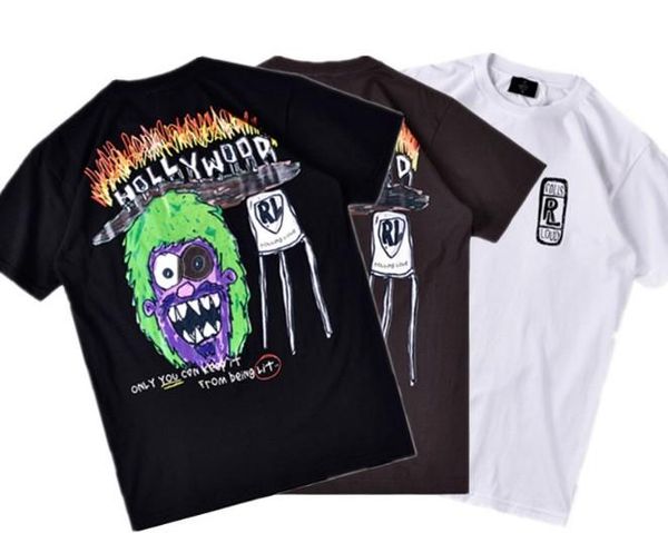 summer mens designer t shirts rolling loud la hoollywood limited release hand drawn graffiti short sleeves t-shirt fashion brand casual s-xl, White;black
summer mens designer t shirts rolling loud la hoollywood limited release hand drawn graffiti short sleeves t-shirt fashion brand casual s-xl, White;black