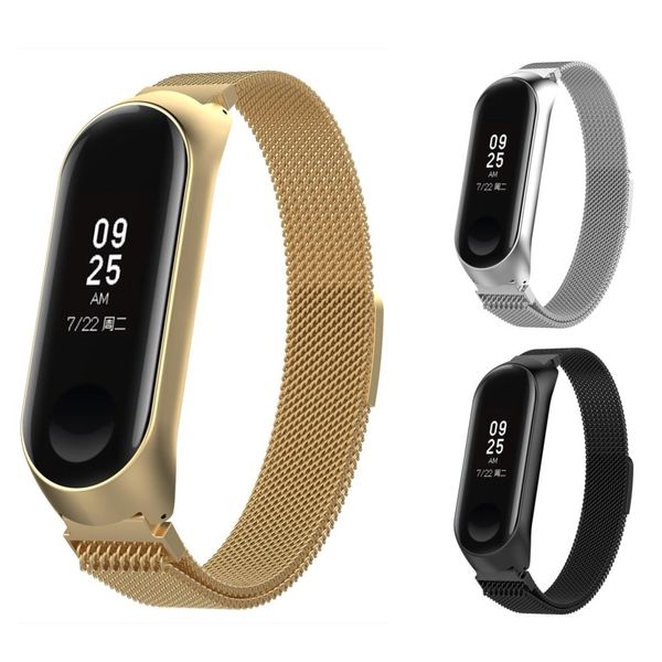 mi band 3 strap sport smart bracelet replacement wrist watchband magnetic buckle milanese mesh loop band for mi 3, Black;brown
mi band 3 strap sport smart bracelet replacement wrist watchband magnetic buckle milanese mesh loop band for mi 3, Black;brown