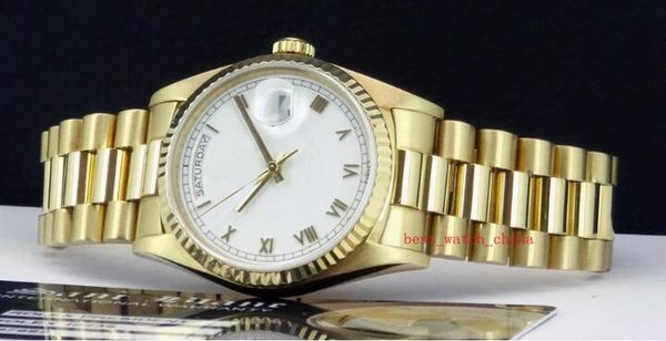 2019 luxury mens 36mm 40mm men's 18kt gold president champagne 18238 sant blanc automatic men's watch, Slivery;brown
2019 luxury mens 36mm 40mm men's 18kt gold president champagne 18238 sant blanc automatic men's watch, Slivery;brown