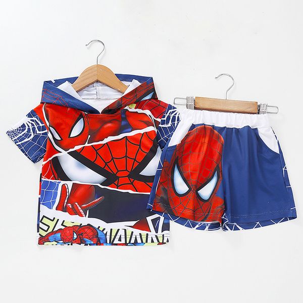 cartoon clothing sets summer boys spiderman baby boy short sleeve t-shirt +shorts 2 pcs suit children toddler casual clothes set, White
cartoon clothing sets summer boys spiderman baby boy short sleeve t-shirt +shorts 2 pcs suit children toddler casual clothes set, White