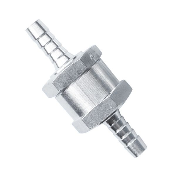 1pc 6/8/10/12mm aluminum alloy fuel non-return one way check valve petrol marine one way fuel non return check valve petrol