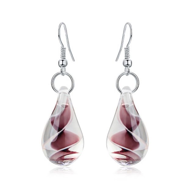 murano glass pendent earrings lampwork water drop dangle earrings women costume jewelry charm gifts wedding birthday eardrop, Silver
murano glass pendent earrings lampwork water drop dangle earrings women costume jewelry charm gifts wedding birthday eardrop, Silver