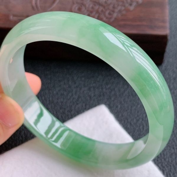 zheru jewelry natural myanmar jadeite 54-64mm light color two-tone bracelet elegant princess jewelry gift, Golden;silver
zheru jewelry natural myanmar jadeite 54-64mm light color two-tone bracelet elegant princess jewelry gift, Golden;silver