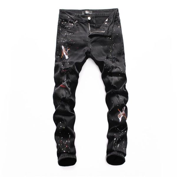 men's fashion designer in 2020 fashion men jeans designer straight fit denim pants ripped pants skinny biker jeans, Blue
men's fashion designer in 2020 fashion men jeans designer straight fit denim pants ripped pants skinny biker jeans, Blue