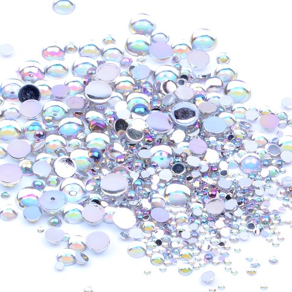 nail art decoration 6g 1500pcs 6 sizes acrylic rhinestones half round crystal ab flat back nail rhinestone 3d diy tool, Silver;gold
nail art decoration 6g 1500pcs 6 sizes acrylic rhinestones half round crystal ab flat back nail rhinestone 3d diy tool, Silver;gold