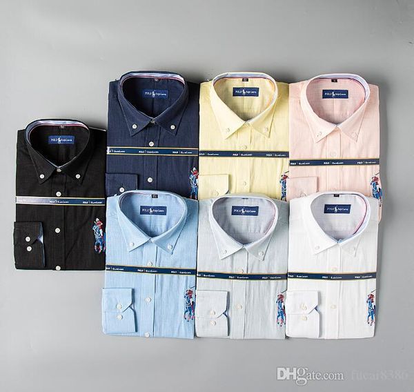 2019 autumn and winter men's long-sleeved dress shirt pure men's casual shirt fashion oxford shirt social brand clothing lar men&#, White;black
2019 autumn and winter men's long-sleeved dress shirt pure men's casual shirt fashion oxford shirt social brand clothing lar men&#, White;black