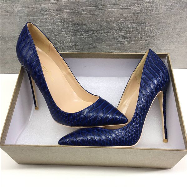 new lady high heels shoes brand exclusive pu leather female 10cm12cm female high heels y200702, Black