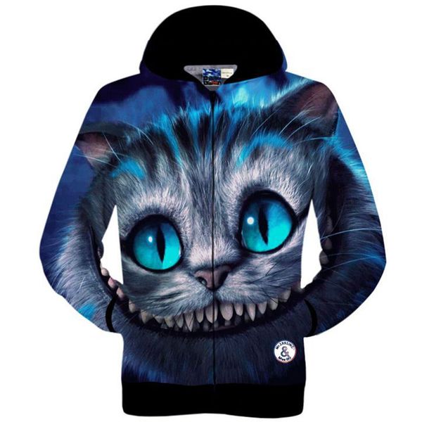 harajuku new fashion 2015 fall men/womens 3d graphic pullover hoodie print cheshire cat hooded sweatshirt autumn/winter, Black
harajuku new fashion 2015 fall men/womens 3d graphic pullover hoodie print cheshire cat hooded sweatshirt autumn/winter, Black
