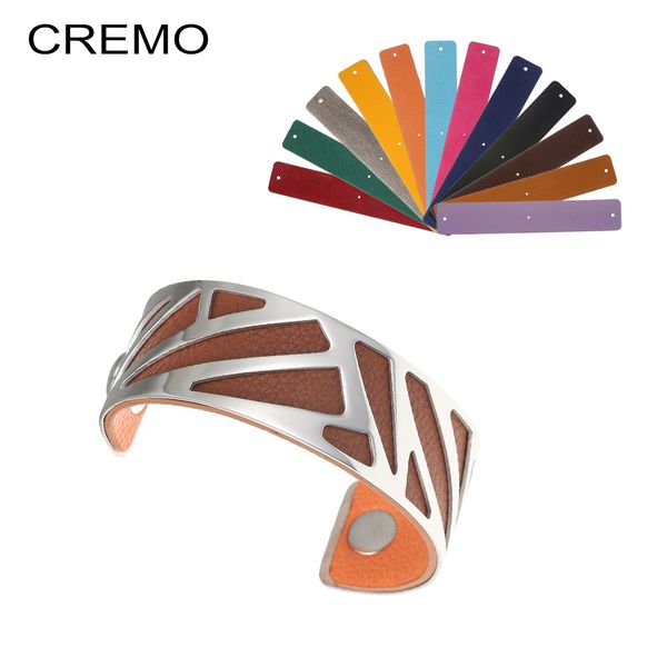 cremo ribbon bangles interchangeable reversible leather bangle delicat stainless steel accessories eternal bracelets & bangles, Black
cremo ribbon bangles interchangeable reversible leather bangle delicat stainless steel accessories eternal bracelets & bangles, Black