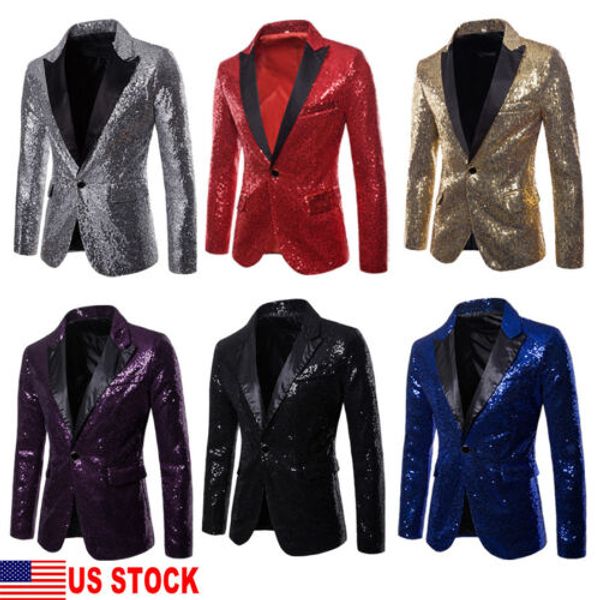 new men's sequins clubs wedding party blazers tuxedo dinner formal business star stage club suit fashion, White;black
new men's sequins clubs wedding party blazers tuxedo dinner formal business star stage club suit fashion, White;black