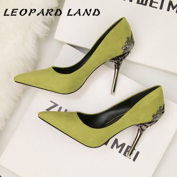 leopard land spring pointed women's shoes single shoes wedding red bridal metal hollow suede stiletto heels zwm, Black
leopard land spring pointed women's shoes single shoes wedding red bridal metal hollow suede stiletto heels zwm, Black