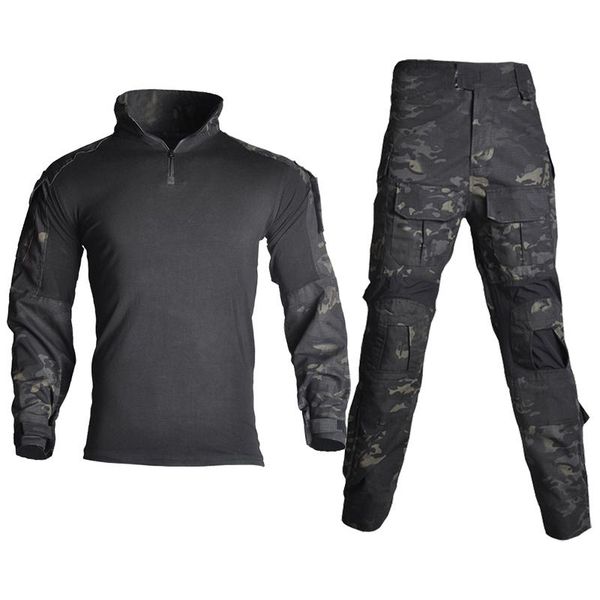 tactical uniform men us ru army combat suit shirt + cargo pants paintball camo clothes set, Gray
tactical uniform men us ru army combat suit shirt + cargo pants paintball camo clothes set, Gray
