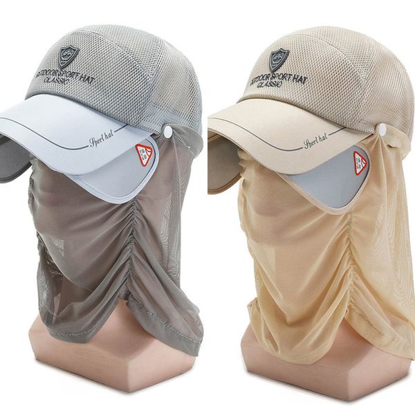 men's designer baseball outdoor sun-proof cap sports big eaves mosquito-proof fishing sun hat, Blue;gray
men's designer baseball outdoor sun-proof cap sports big eaves mosquito-proof fishing sun hat, Blue;gray