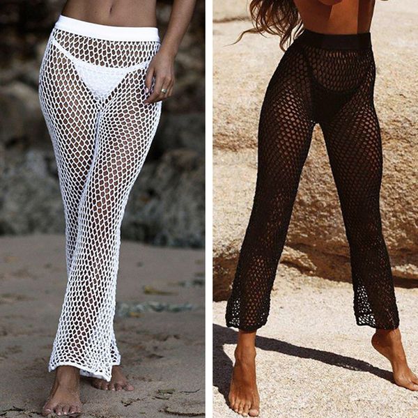 crochet mesh beach pants for women 2020 summer new elastic bikini cover up pants high waist long flare trousers swimming bottoms, White;black
crochet mesh beach pants for women 2020 summer new elastic bikini cover up pants high waist long flare trousers swimming bottoms, White;black