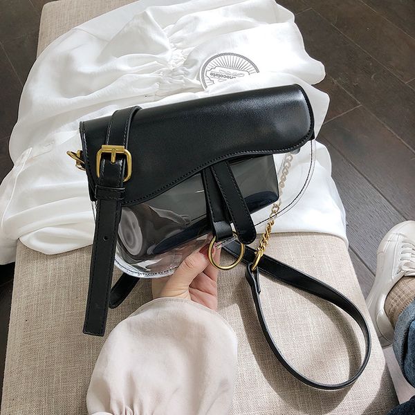 funny new creative women chain crossbody bag transparent shoulder messenger bag fashion luxury saddle female travel handbag 2020
funny new creative women chain crossbody bag transparent shoulder messenger bag fashion luxury saddle female travel handbag 2020