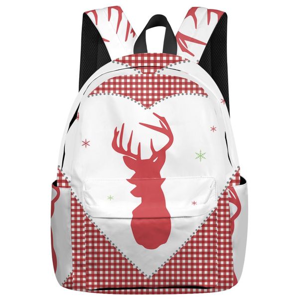 christmas themed cartoon hearts and deer heads backpack interior key chain holder luxury backpack arcuate shoulder strap
christmas themed cartoon hearts and deer heads backpack interior key chain holder luxury backpack arcuate shoulder strap