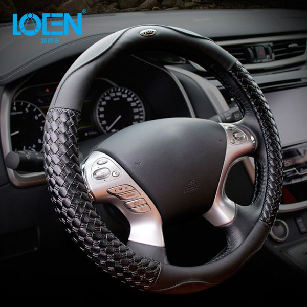 38cm/15'' car steering wheel cover extremely braid soft leathe on the steering-wheel protector anti-catch case auto accessories
38cm/15'' car steering wheel cover extremely braid soft leathe on the steering-wheel protector anti-catch case auto accessories