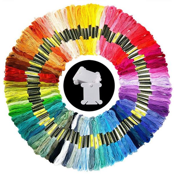new 100 skeins embroidery thread random colors cotton embroidery floss with 12 pieces floss bobbins for knitting, cross stitch p, Black
new 100 skeins embroidery thread random colors cotton embroidery floss with 12 pieces floss bobbins for knitting, cross stitch p, Black