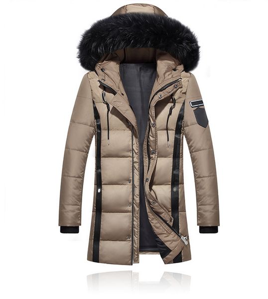 men winter jacket men's coats male outerwear fur collar casual long cotton wadded men hooded coat #8676, Black
men winter jacket men's coats male outerwear fur collar casual long cotton wadded men hooded coat #8676, Black