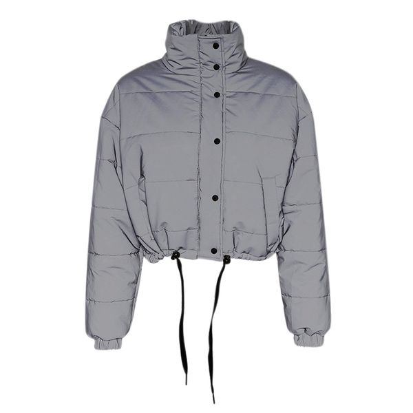 y autumn and winter fashion trend new solid color long warm cotton luminous cotton coat short women casual jacket, Black
y autumn and winter fashion trend new solid color long warm cotton luminous cotton coat short women casual jacket, Black