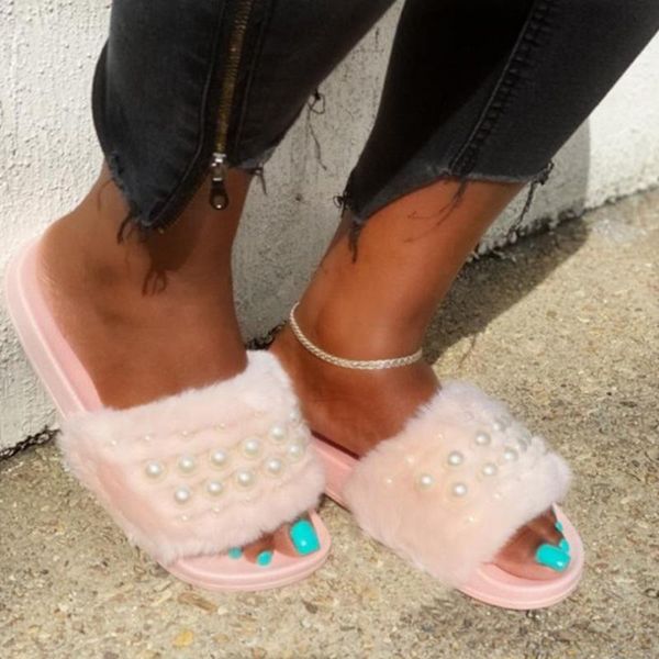 pearl women slippers flat shoes casual beach indoor outdoor shoes flat short plush flip flop femme pantoufles slippers women, Black
pearl women slippers flat shoes casual beach indoor outdoor shoes flat short plush flip flop femme pantoufles slippers women, Black