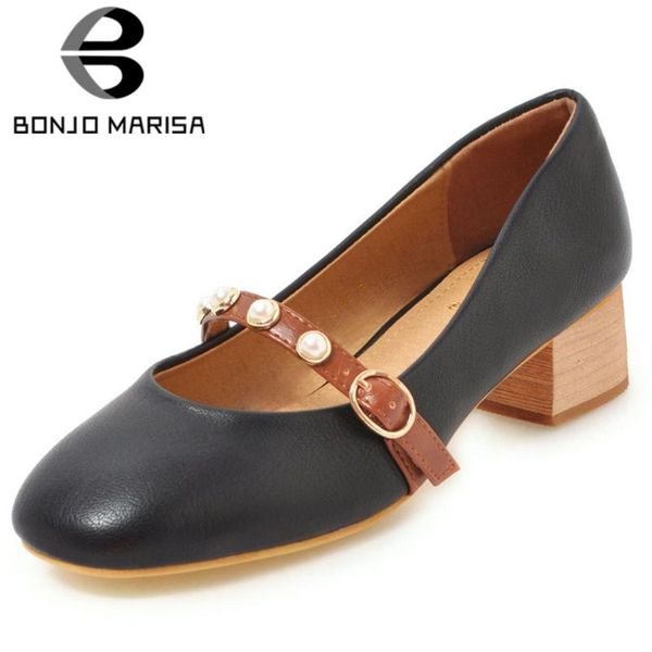 bonjomarisa spring elegant ladies shallow mary janes pumps square toe pearl pumps women med chunky heels shoes woman, Black
bonjomarisa spring elegant ladies shallow mary janes pumps square toe pearl pumps women med chunky heels shoes woman, Black